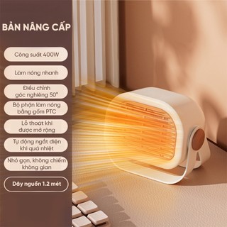 Máy sưởi gốm mini YAMAZAKI để bàn nhỏ gọn tiện lợi công suất 400W sưởi ấm cho trẻ, cho cá nhân làm việc, học tập