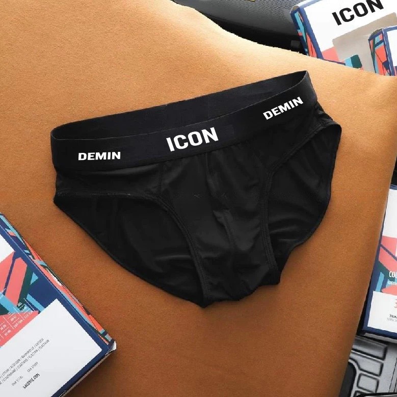 [Peinn] Quần Lót Nam Boxer IC04 Demin Thun Lạnh Cao Cấp Thoáng Khí, Co Giãn 4 Chiều - Combo 5 Cái, Set 5 Màu