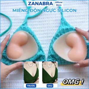 Miếng độn ngực silicon mềm mại nâng ngực tôn dáng, Miếng độn ngực không keo dễ sử dụng ZANABRA D352