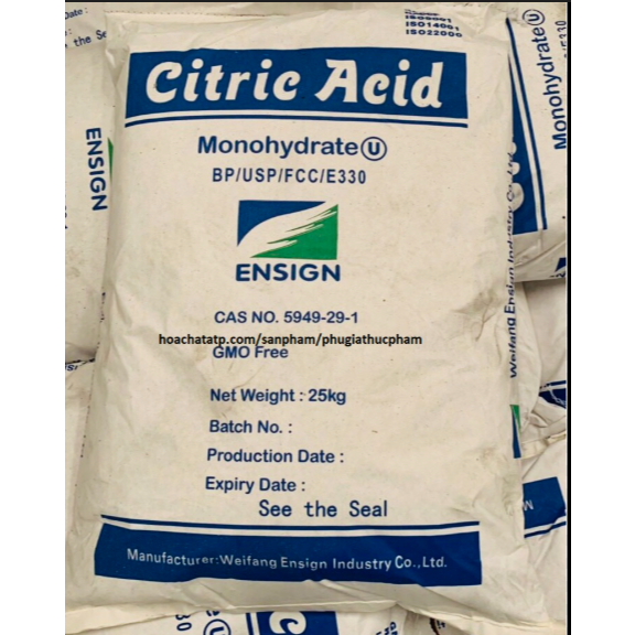 1kg 5kg Bột Chanh, Bột Chua, Axit Citric (C6H8O7) Làm Bánh, Kẹo, Tẩy Rửa