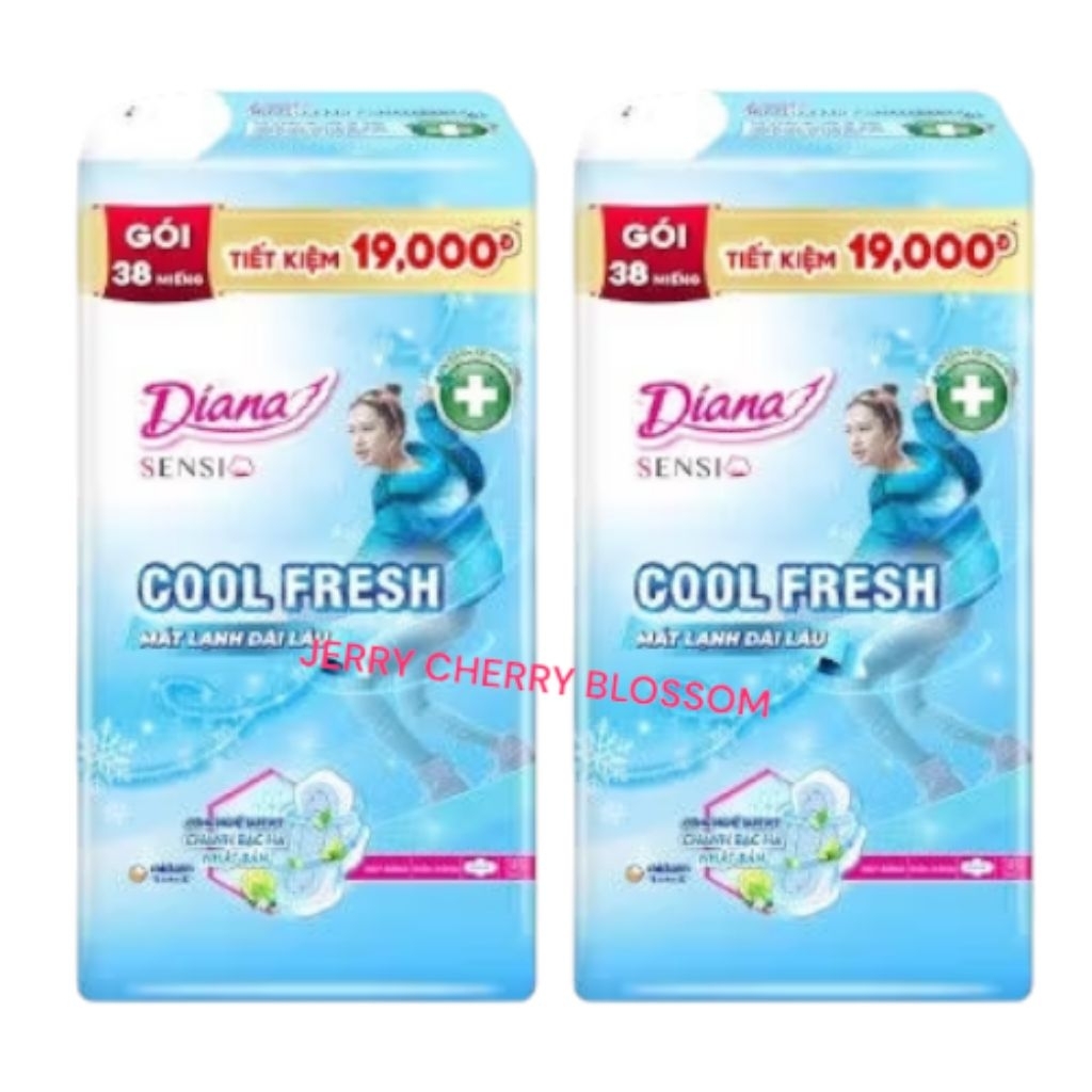 COMBO GÓI LỚN 38 MIẾNG/GÓI Diana siêu mỏng cánh(siêu thấm ,sensi)