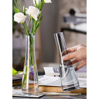 Bình bông lọ hoa thuỷ tinh decor vingtage nhiều màu, lọ cắm hoa để bàn đơn giản symphony thon