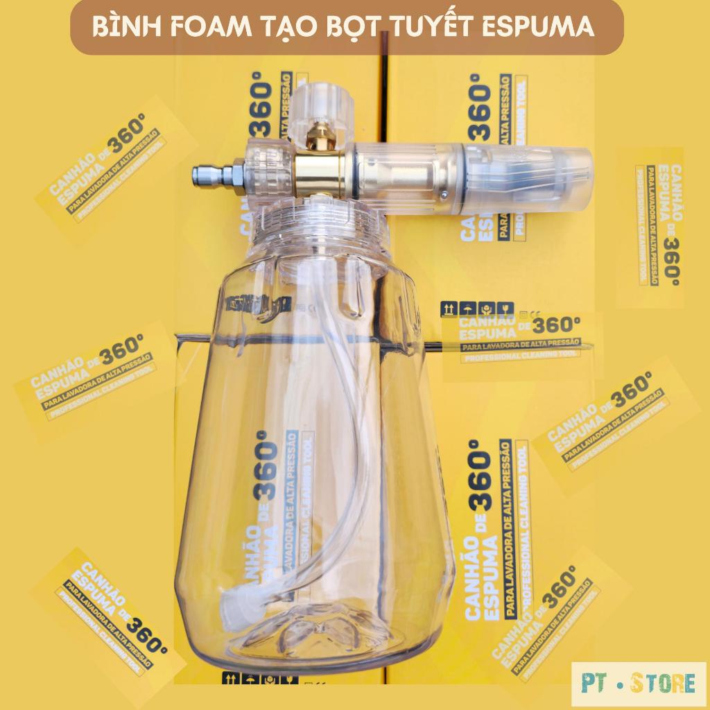 Bình Foam Phun Bọt Tuyết Trong Suốt ESPUMA 360