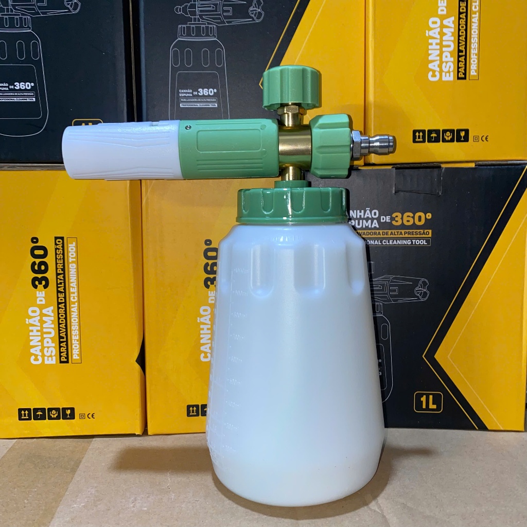 Bình Foam Phun Bọt Tuyết Trong Suốt ESPUMA 360