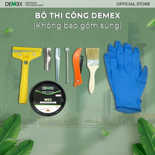 Bộ Dụng Cụ Thi Công Keo Chà Ron 2 Thành Phần - Keo Chít Mạch Chống Thấm Demex (Đã Gồm Súng Bơm)