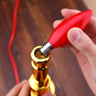 Bộ 2 Nến Điện Mạ Xi Cho Bàn Thờ Gia Tiên Ông Địa - Dùng Điện 220V