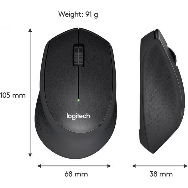 Chuột Không Dây Logitech M330 Silent Plus – Êm Tuyệt Đỉnh, Chuẩn Văn Phòng Cao Cấp!