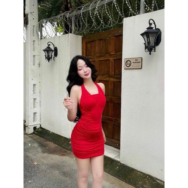 MAYBI Đầm ôm body dáng mini