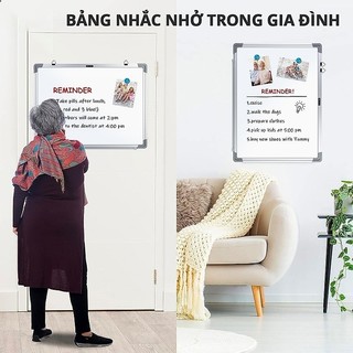 bảng trắng 20x30CM 30x45CM 45x60CM Bảng từ viết bút lông trắng tặng kèm bút & lau bảng