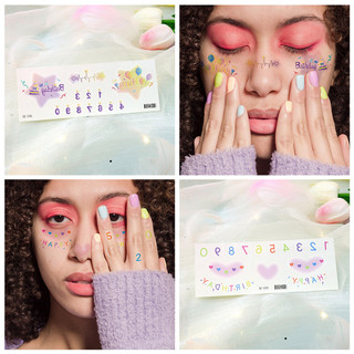 Hình Xăm Dán Mặt Noel, Tết, Nhiều Chủ Đề 1 Set 12 Miếng - An Toàn Cho Trẻ Em,Hình Dán Hoạt Hình Trang Điểm Mặt Dễ Thương