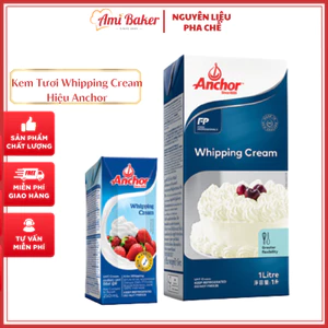 Kem Tươi Whipping Cream Hiệu Anchor – Béo Ngậy, Mịn Màng, Dễ Đánh Bông!