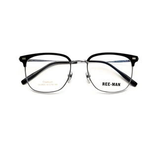Kính Cận Titanium Dáng Clubmaster Nam Nữ Reeman 9865 Eye Plus – Gọng Titan Cao Cấp Bền Bỉ Phong Cách
