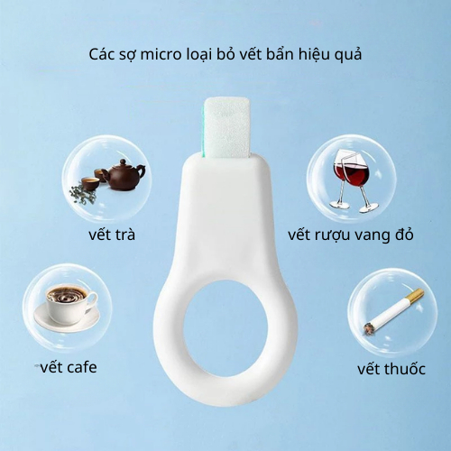 Bộ 3 Cái Làm Sạch Răng Trẻ Em Tẩy Mảng Bám, Nano Bọt Biển, Tế Bào Chết