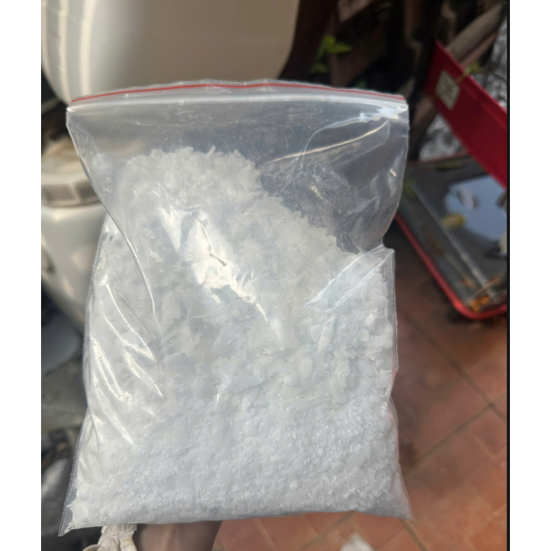 Túi 1kg 5KG Xút Vảy, Xút NaOH, Xút Vảy NaOH 99%, Xút Thông Cống, Xút Làm Phôi Xà Phòng