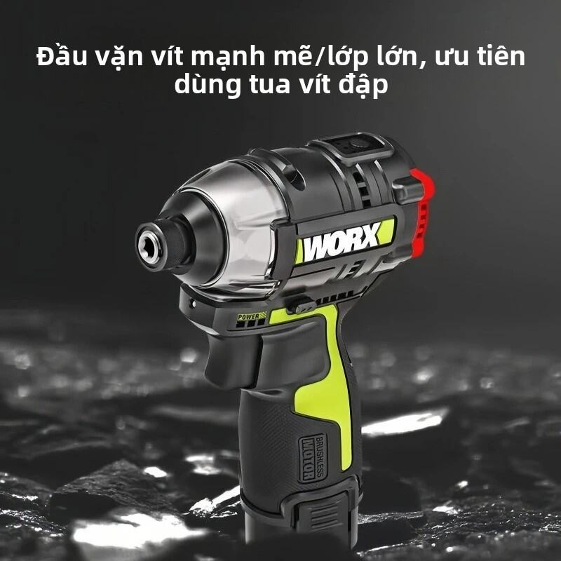 Máy Chuyên Vít Pin Worx WU132X Chính Hãng