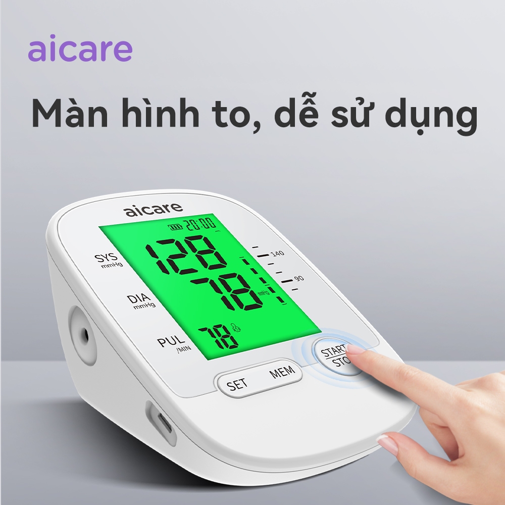 Máy Đo Huyết Áp Bắp Tay Tự Động Chính Hãng AICARE X1, Giọng Nói Tiếng Việt Dễ Sử Dụng Tại Nhà | BigBuy360 - bigbuy360.vn