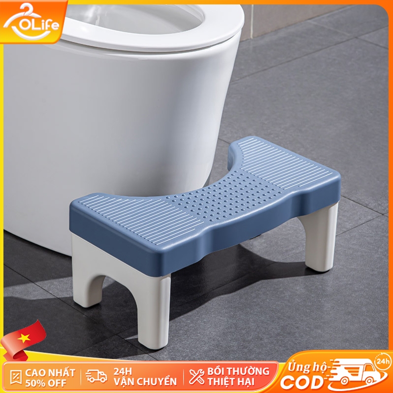 𝐎𝐥𝐢𝐟𝐞Ghế Kê Chân Toilet Tốt Cho Sức Khỏe Ghế Kê Chân Toilet Chống Táo Bón Ghế Để Chân Bồn Cầu Hiện Đại