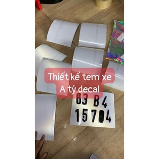 miếng dán có sọc phục hồi biển số xe máy củ phản quang cao cấp phát sáng