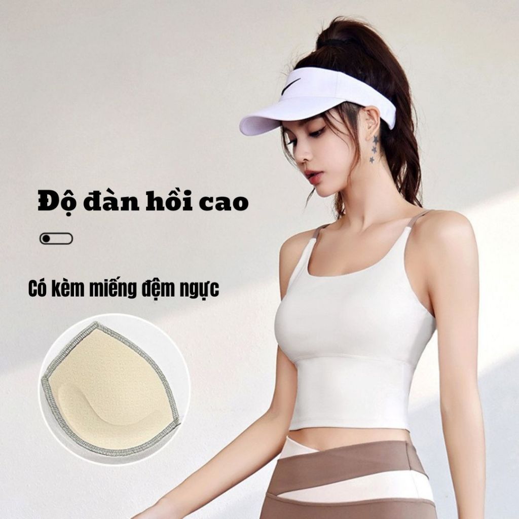MOXY SPORTSWEAR Áo Bra Tập Gym,Yoga Nữ Dáng Croptop , Thoáng Khí, Có Đệm Ngực  Vải Siêu Nhẹ, Co Giãn, Áo Bra Thể Thao | BigBuy360 - bigbuy360.vn
