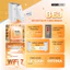 Bộ phát Wifi 7 Mesh TOTOLINK BE3 Tốc độ 3570Mbps, Cổng Type-C