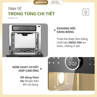 [Tặng Chảo] Nồi Chiên Hấp Đa Năng OLIVO SF16 PRO 16L – 70 Chế Độ, , Lòng Inox 304 NGUYENCOOK