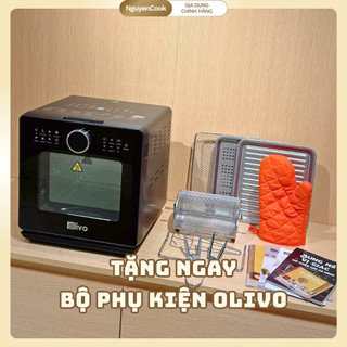 [Tặng Chảo] Nồi Chiên Hấp Đa Năng OLIVO SF16 PRO 16L – 70 Chế Độ, , Lòng Inox 304 NGUYENCOOK