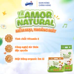 (4A) [TẶNG XE ĐẠP 3 BÁNH CÓ GIỎ +KỆ 3 TẦNG] Combo 4 Bịch Tã/ Bỉm AMOR NATURAL VIỆT NAM Mỏng Nhẹ, Đủ Size NB68 - 4XL34 — ảnh 7