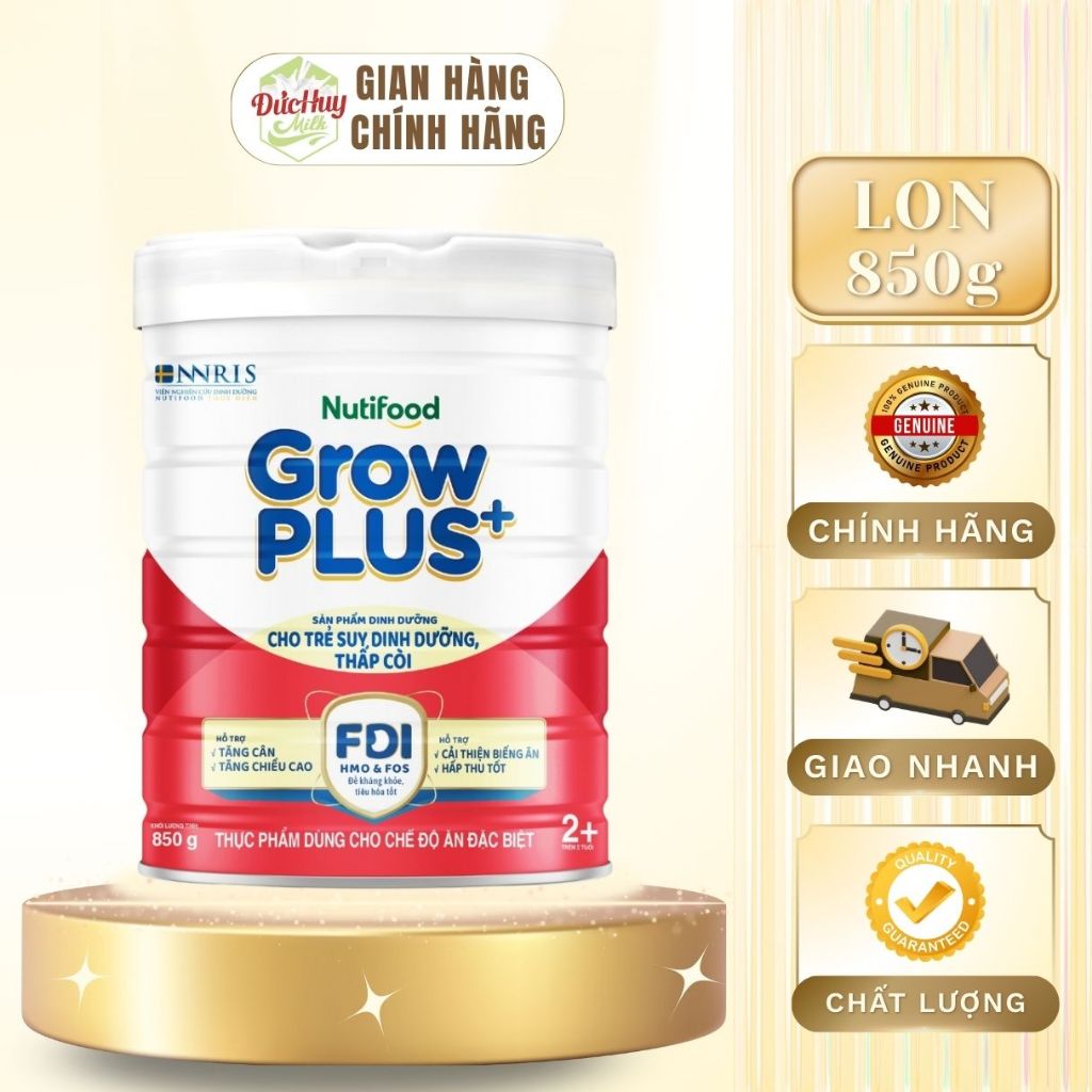 Sữa Bột Nutifood GrowPLUS Đỏ + Suy Dinh Dưỡng Tăng Cân, Tăng Chiều Cao ...