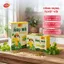Bột Rau Má Đậu Xanh Cốt Dừa + Rau Má Đậu Xanh (Hộp 12 gói x 15g)