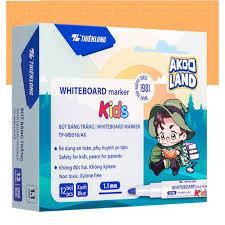 Bút lông bảng cho trẻ - Thiên Long Nét viết 1.1mm - Mực xanh TP-WB016/AK - Akooland Whiteboard Marker for Kids