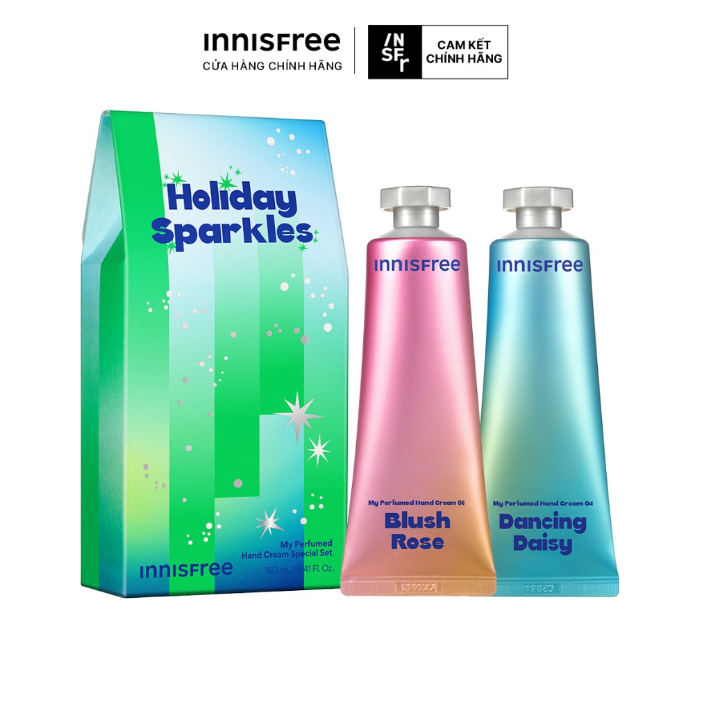 [Phiên bản Holidays] Bộ hai kem dưỡng da tay INNISFREE MY PERFUMED HAND CREAM SET
