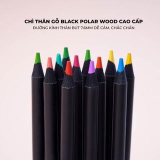 [TẶNG GỌT CHÌ] Bút Chì Màu Gốc Dầu GLOBAL ART 72 Màu Đậm Mịn Hộp Thiếc Cao Cấp Vẽ Thiết Kế Phác Họa Tô Màu M40008