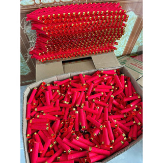 PHÁO GIẤY ĐẸP_Chùm Dây Pháo Giấy Nhung Đỏ các size trang trí Tết 2026,dây pháo decor nhà cửa,chụp ảnh,trang trí sự kiện