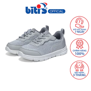 Giày Thể Thao sneaker Bé gái Biti's BSG010300XAM (Xám)