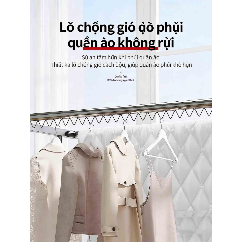 𝐎𝐥𝐢𝐟𝐞 Giàn Phơi Cao Cấp Inox Có Bánh Xe Di Chuyển Sào Phơi  Giàn Phơi Đồ Lắp Ráp Dễ Dàng Đa Năng