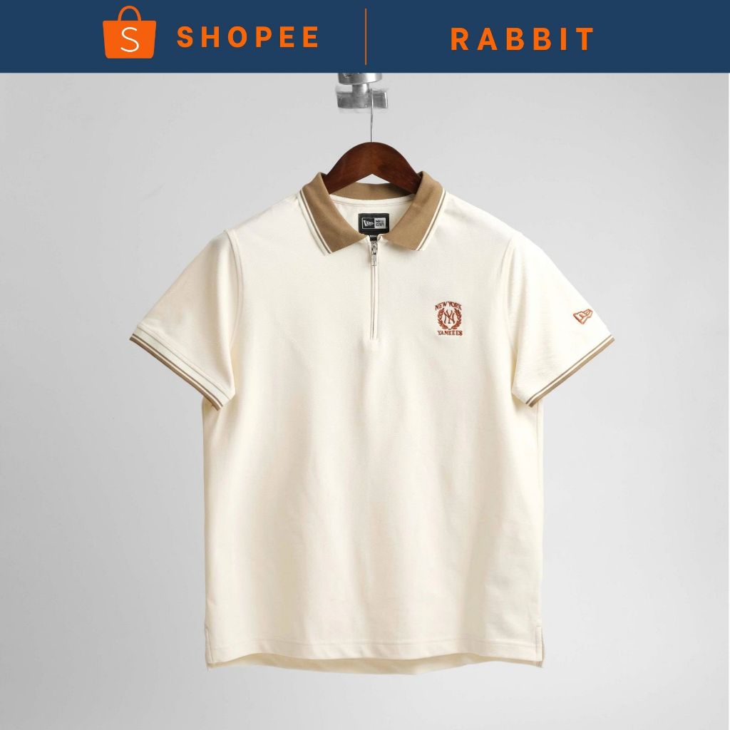 Polo Half Zip Kem Cổ Viền Code: 13622805 | Rabbit | Shopee Việt Nam