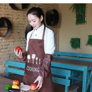 Tạp Dề Cooking,Có Túi Đựng Và Lau Tay,Làm Bếp,Pha Chế,Phục Vụ,Bán Cafe Dễ Thương,Chống Thấm Nước Tốt
