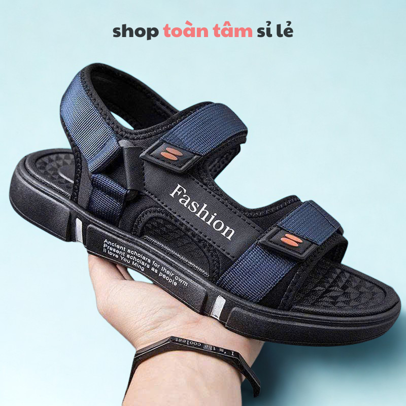 Sandal Quai hậu Nam cho mọi lứa tuổi. Phù  học sinh, sinh viên. Đủ size  từ 28 đến 45; ba màu chủ đạo: xám, đen và xa