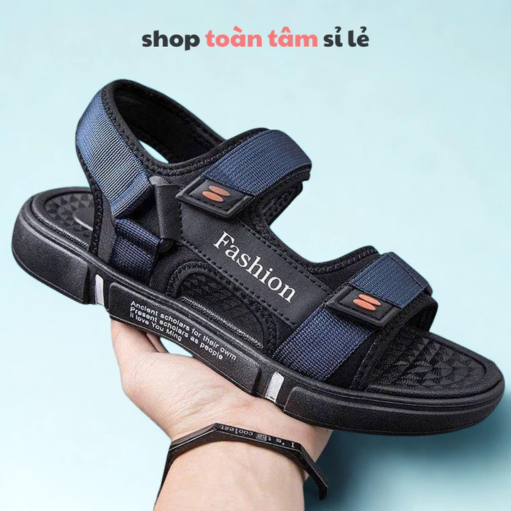 Sandal Quai hậu Nam cho mọi lứa tuổi. Phù học sinh, sinh viên. Đủ size từ 28 đến 45; ba màu chủ đạo: xám, đen và xa