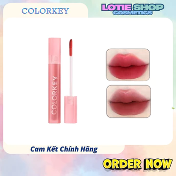 Son Velvet COLORKEY Chất Son Kem Nhung, Mịn Lì, Mềm Mượt Trên Môi 2.5g