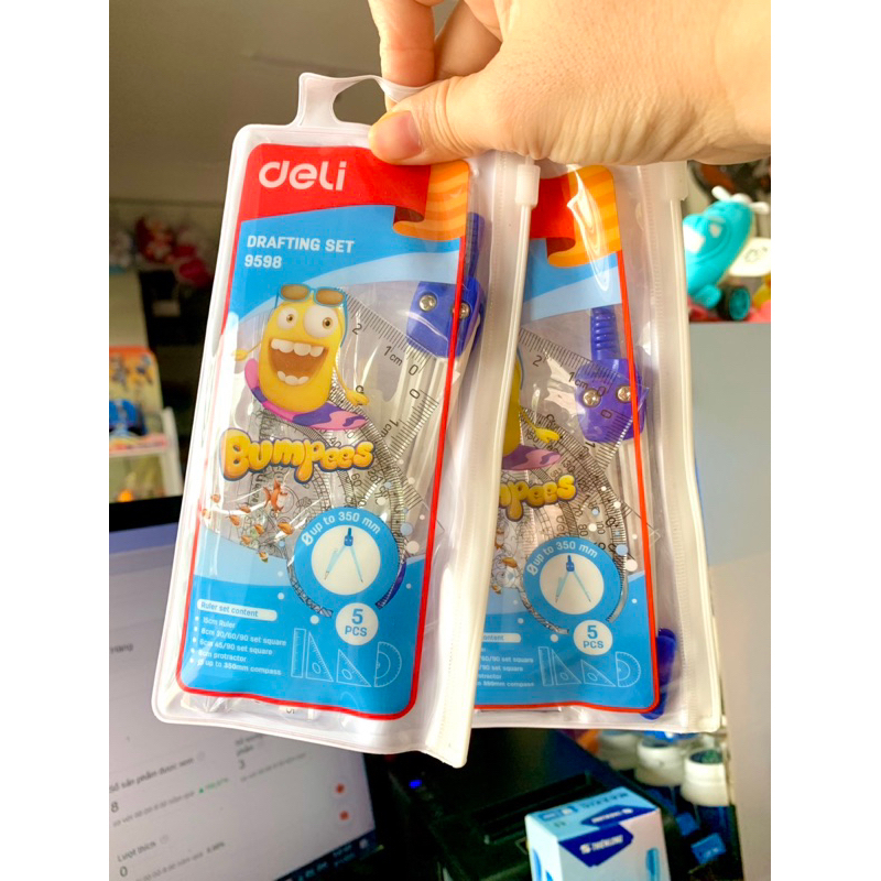 Bộ Compa, Eke  học tập Deli 9598