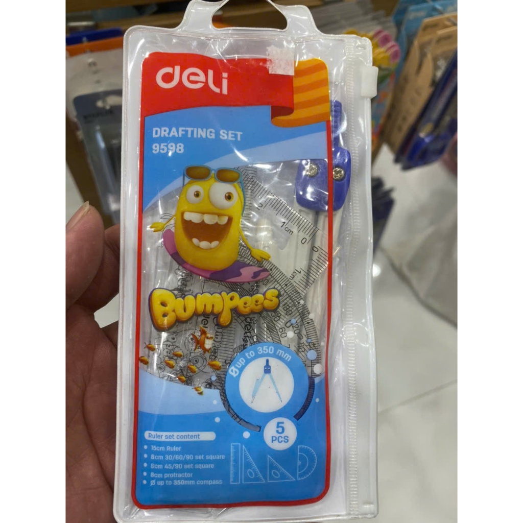Bộ Compa, Eke  học tập Deli 9598