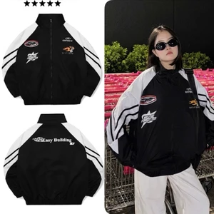 Áo khoác gió unisex nam nữ in nhiều chữ EASY phối 2 lớp gió nhẹ nhàng chống đươc gió,tia uv siêu tốt