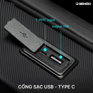 Balo laptop doanh nhân cao cấp 15.6, 16, 17 Inch khóa số chống trộm, cổng sạc USB, chống nước và chống sốc