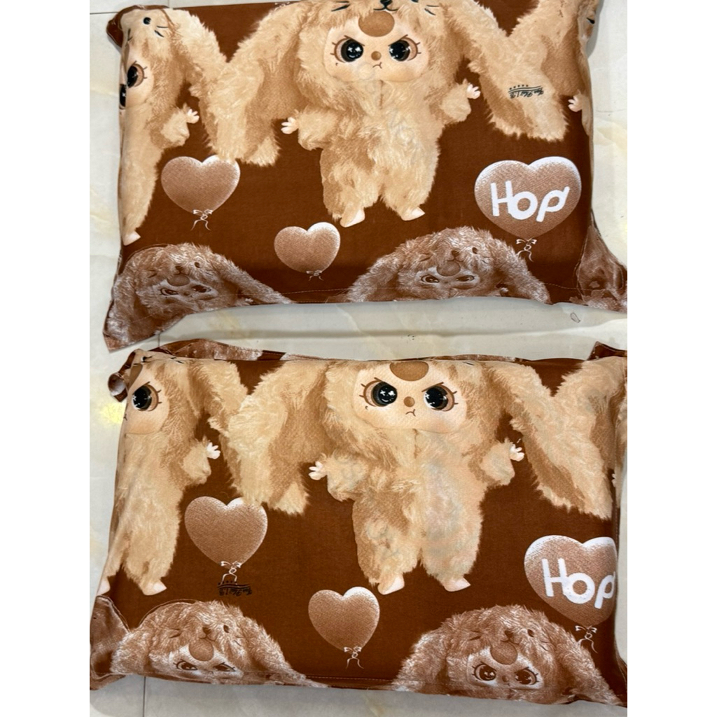 combo 2 vỏ gối nằm thun lạnh Hàn quốc có size 40*60cm và 50*70cm