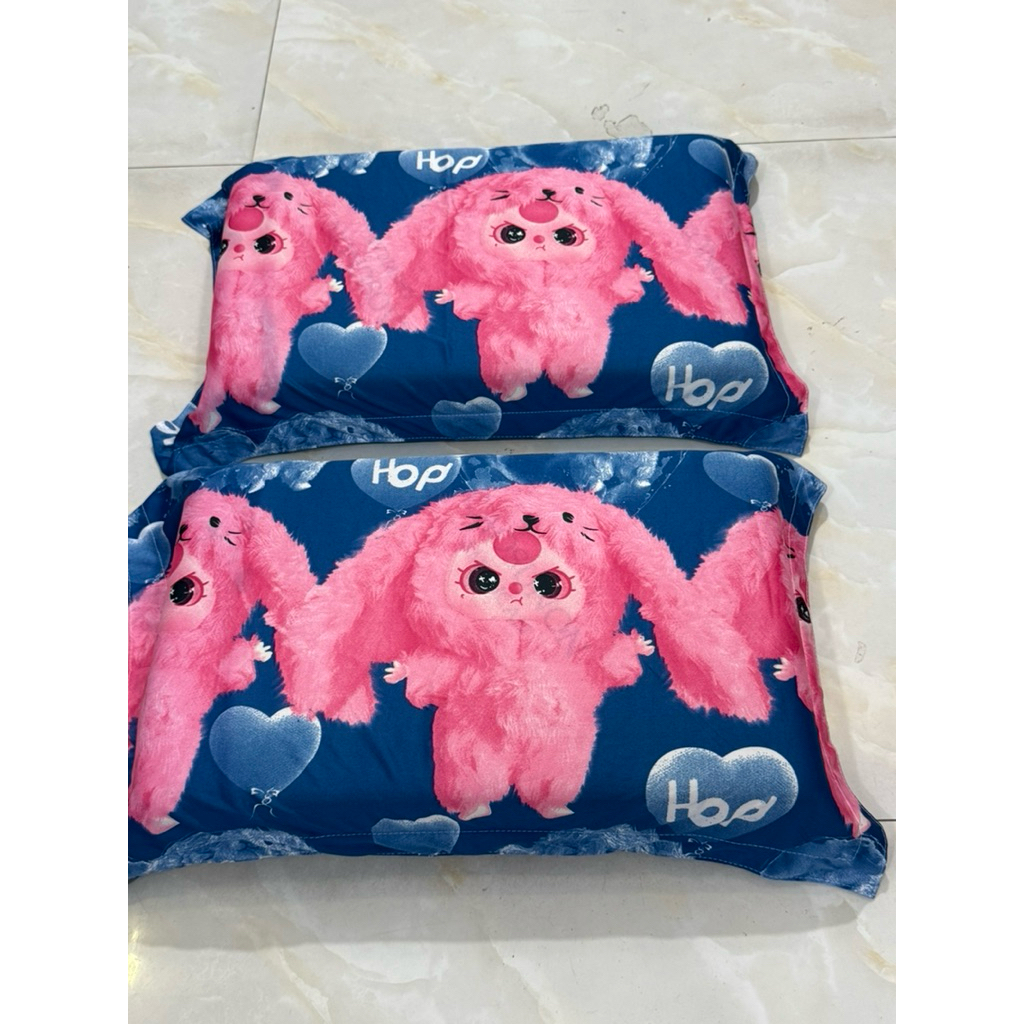 combo 2 vỏ gối nằm thun lạnh Hàn quốc có size 40*60cm và 50*70cm