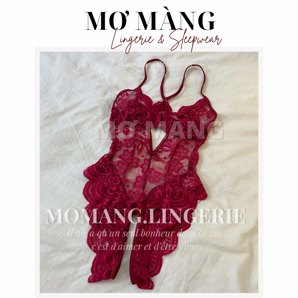 B001 Bodysuit Ren Nữ Mềm Mại, Có Dãn Sexy Mơ Màng, Bodysuit Nữ Phong Cách Gợi Cảm Quyến Rũ
