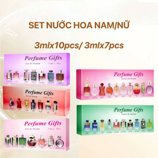 Bộ test nước hoa nam nữ 10 mùi hương - Nước hoa nam nữ chính hãng