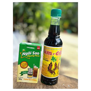 Combo Sâm dứa sữa Hương vị tuổi thơ ( 1 sâm dứa KHÔNG ĐƯỜNG + 1 hộp sữa đặc 380g)