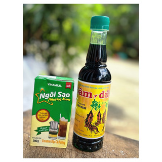 Combo Sâm dứa sữa Hương vị tuổi thơ ( 1 sâm dứa KHÔNG ĐƯỜNG + 1 hộp sữa đặc 380g)